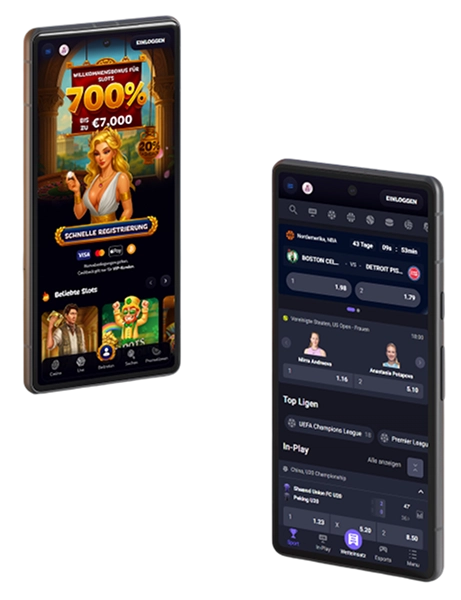 Aphrodite Casino auf mobilen Geräten mit Casino und Sportwetten